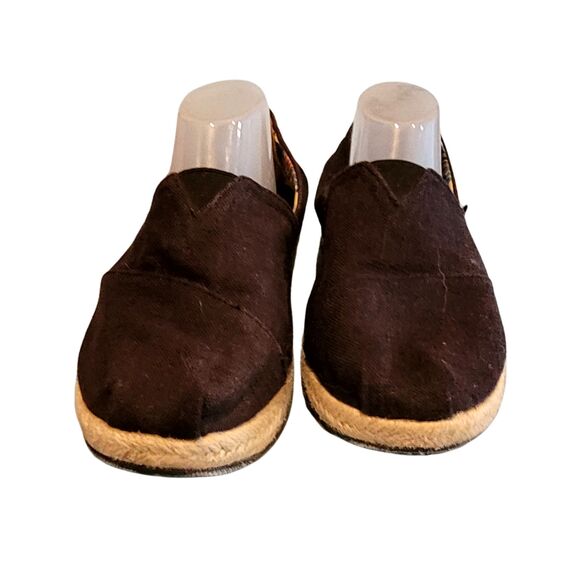 Skechers BOBS Women’s Urban Highlites Black Canvas Slip-On Platform – Size 8.5 - Picture 5 of 8